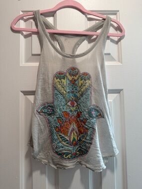 Chaser Hamsa Burnout Tank 🪬XS